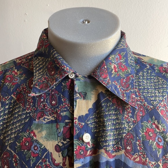 Salty Dog Other - Paisley Floral Golf Shirt Salty Dog Size L